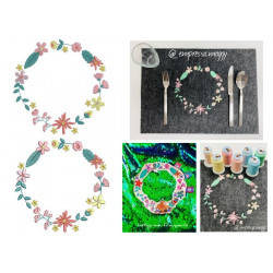 Stickdatei - Blumenkranz